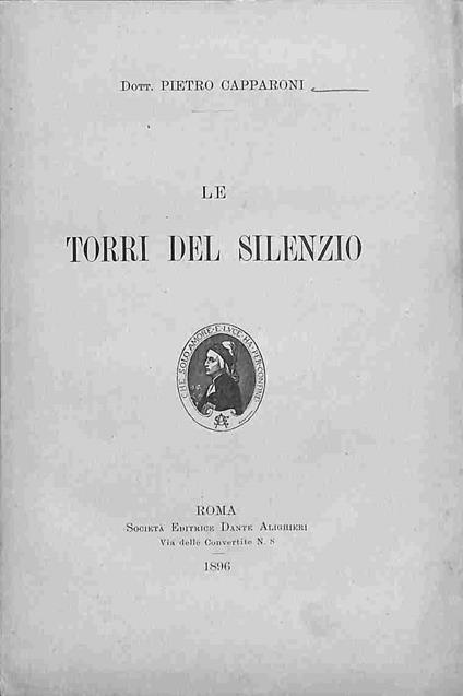 Le torri del silenzio - Pietro Capparoni - copertina