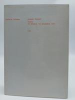 Joseph Cornell. Galleria Galatea, Torino, 15 ottobre-13 novembre 1971