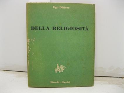 Della religiosita' - Ugo Dettore - copertina