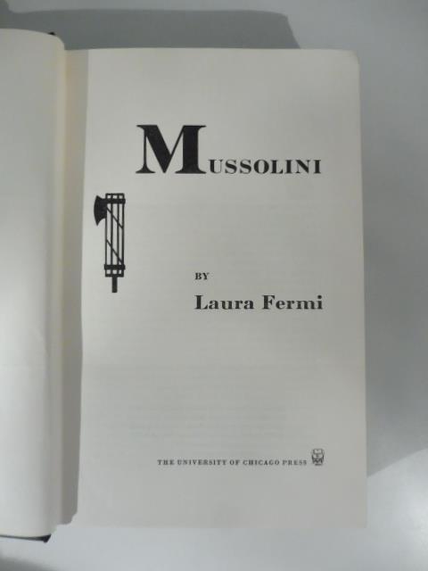 Mussolini - Laura Fermi - copertina