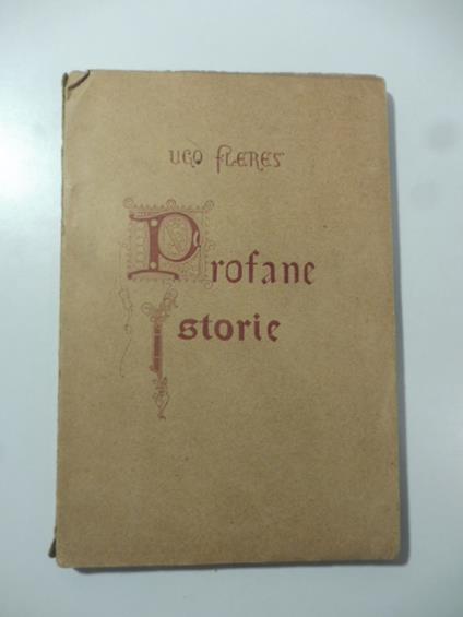 Profane istorie con disegni dell'Autore - Ugo Fleres - copertina