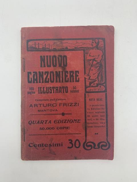 Nuovo canzoniere illustrato ... Quarta edizione - Arturo Frizzi - copertina