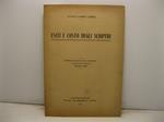 Esiti e costo degli scioperi. Estratto dal Giornale degli Economisti e Rivista di Statistica, ottobre 1919