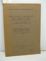 R. Istituto Storico italiano per il Medio Evo. Guida storica e bibliografica degli Archivi e delle Biblioteche d'Italia... Volume V. I manoscritti capilupiani della Biblioteca nazionale centrale di Roma