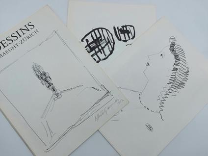 Dessins. Adami, Bazaine, Braque, Calder, Chagall, Chillida, Derain...Galerie Maeght, Zurich 1974 - Manuel Gasser - copertina