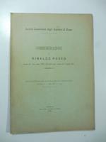 Societa' Lancisiana degli Ospedali di Roma. Commemorazione di Rinaldo Roseo