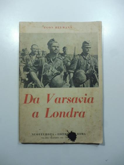 Da Varsavia a Londra - Egon Heymann - copertina