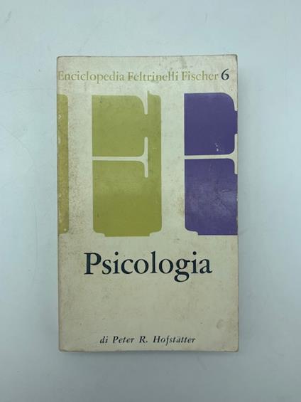 Psicologia - Peter R. Hofstatter - copertina