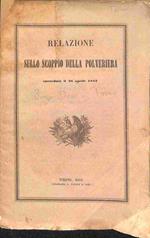 Relazione sullo scoppio della polveriera succeduto il 26 aprile 1852