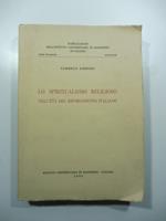 Lo spiritualismo religioso nell'eta' delrisorgimento italiano