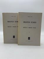 Biblioteca istorica della antica e nuova Italia. Saggio di bibliografia analitico comparato e critico compilato sulla propria collezione