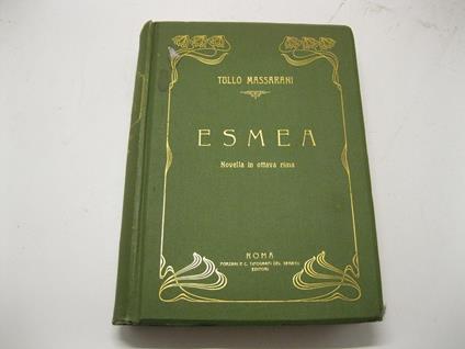 Esmea. Novella in ottava rima - Tullo Massarani - copertina