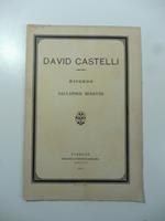David Castelli. Ricordo