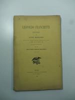 Leopoldo Franchetti. Discorso di Luigi Morandi fatto nel nuovo teatro comunale di Todi la sera del 24 ottobre 1882