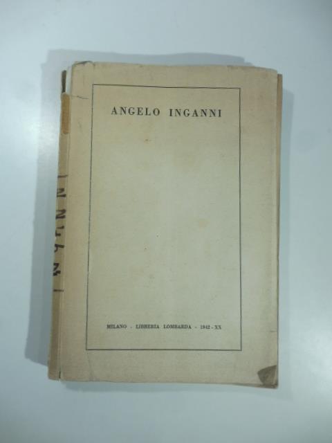 Angelo Inganni - Giorgio Nicodemi - copertina