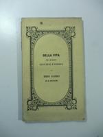 Della vita del marchese Giovanni D'Andrea. Memoria accademica letta nella Societa' Reale Borbonica