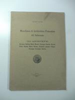 Miscellanea di architettura piemontese del Settecento. Gli architetti Giovanni Battista Maria Morari, Giuseppe Giacinto Morari..