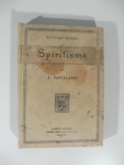 Spiritualismo - Armando Pappalardo - copertina