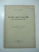 Una lettera inedita di Cesare Balbo sulla rivoluzione piemontese del 1821