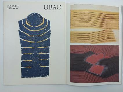 Ubac. Galerie Maeght, Zurich - Gaetan Picon - copertina