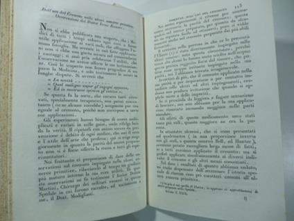 Dell'uso del creosoto nelle ulceri veneree primitive. Osservazioni del Dottor Luigi Rossini. (Stralcio da: Nuovo giornale de' letterati. N. 77. 1834) - Luigi Rossini - copertina