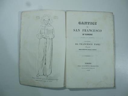 Cantici di San Francesco d'Assisi (testo di lingua) illustrati da Francesco Paoli - Francesco San - copertina