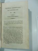 Saggio sull'utilita' di ben governare e preservare le foreste...di A. Fornaini. Firenze 1825. (Stralcio da: Nuovo giornale de' letterati. N. 26. 1826)