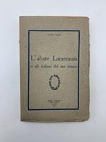 L' abate Lamennais e gli italiani del suo tempo