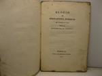 Elogio di Bernardino Zendrini matematico della Repubblica di Venezia