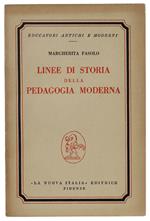 Linee Di Storia Della Pedagogia Moderna