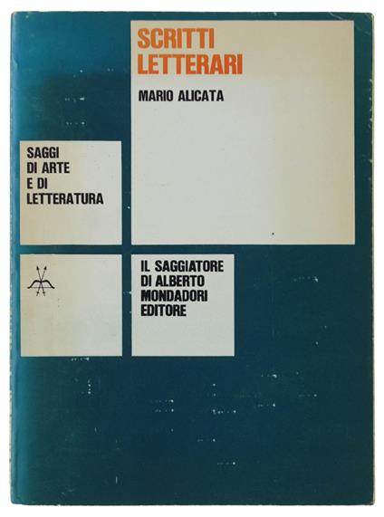 Scritti Letterari - Mario Alicata - copertina