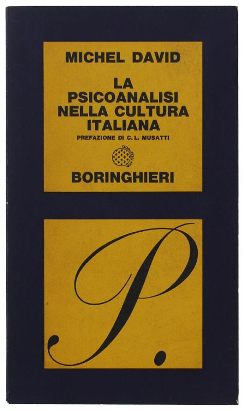 Psicoanalisi Nella Cultura Italiana - Michel David - copertina