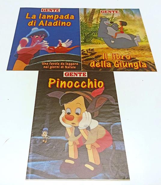 Inserto Gente Pinocchio La Lampada Di Aladino Libro Della Giungla - copertina