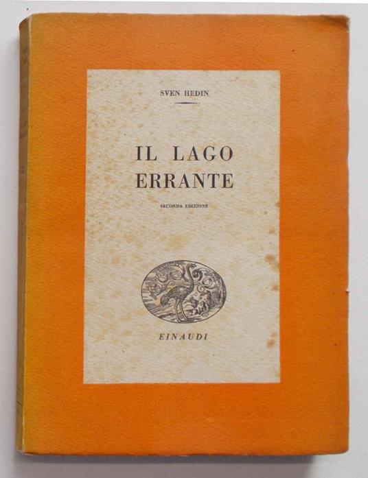 Il lago errante - Sven Hedin - copertina