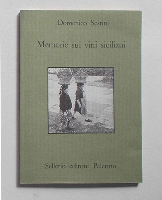 Memorie sui vini siciliani - Domenico Sestini - copertina