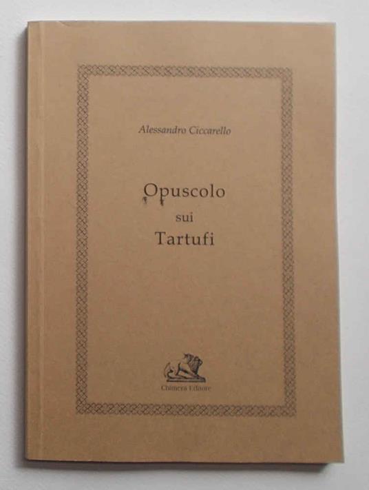 Opuscolo sui tartufi - Alessandro Ceccarelli - copertina