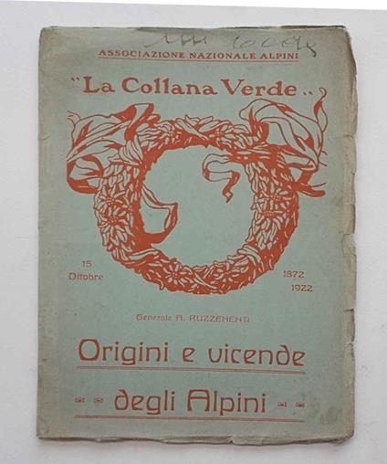 Origini e vicende degli Alpini - copertina