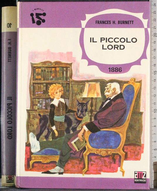 Il piccolo Lord 1886 - Frances H. Burnett - copertina