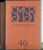 Studi materiali storia delle religioni Anno 1969. Vol XL (1-2)