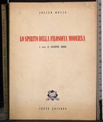 Lo spirito della filosofia moderna