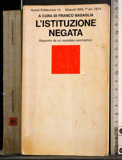 L' istituzione negata - Franco Basaglia - copertina