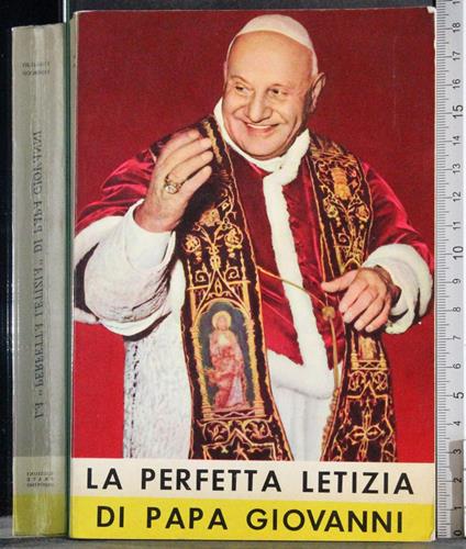 "perfetta letizia" di Papa Giovanni - Virgilio Sambuco - copertina