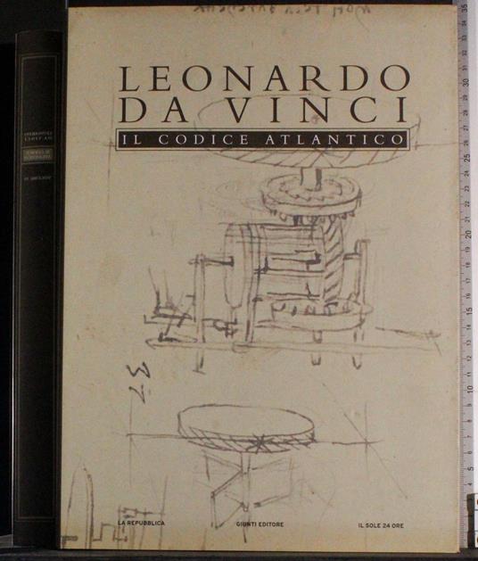 Il codice atlantico Vol 18 - Leonardo da Vinci - copertina