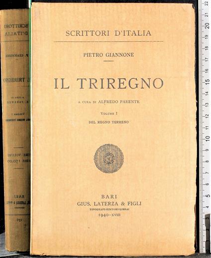 Triregno. Vol 1 - Pietro Giannone - copertina