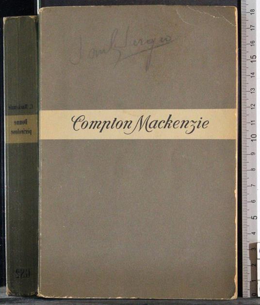 Donne pericolose - Compton Mackenzie - copertina