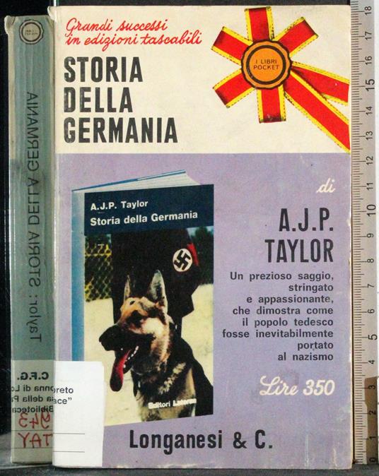 Storia della Germania - Taylor - copertina