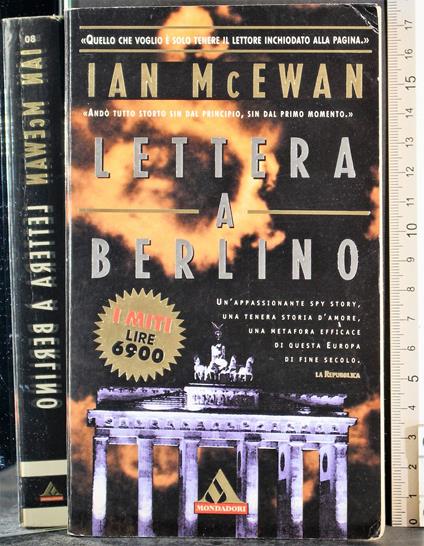Lettera Berlino - Ian McEwan - copertina