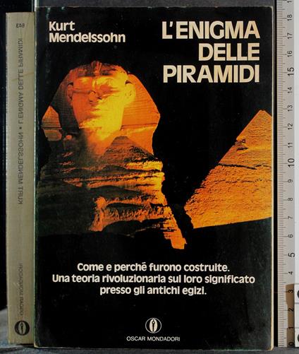 L' enigma delle piramidi - Kurt Mendelssohn - copertina