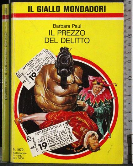 Il prezzo del delitto - Barbara Paul - copertina