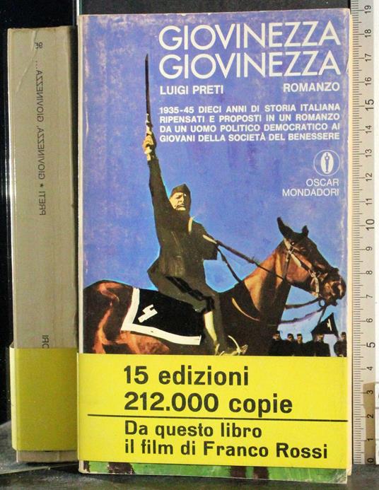 Giovinezza Giovinezza - Luigi Preti - copertina